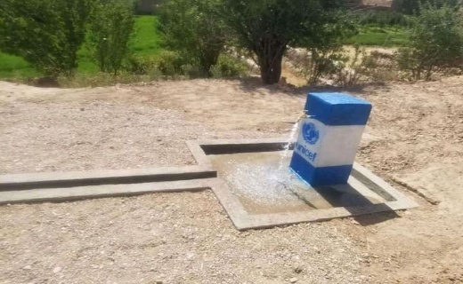 مستفید شدن ۱۷۰ خانواده از آب پاکیزه در فاریاب + تصاویر