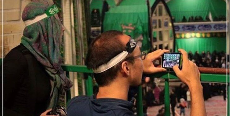 واکنش عکاس انگلیسی به بارش باران در روز عاشورا