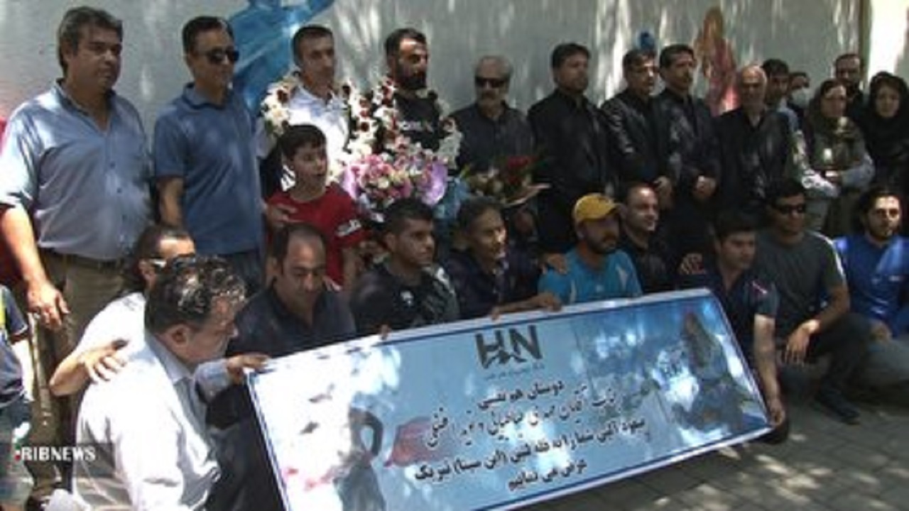 استقبال از کوهنوردان همدانی در بازگشت از قزاقستان