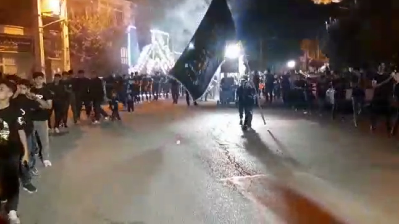 مراسم عزای پسر امام حسن (ع) در استان مرکزی + فیلم