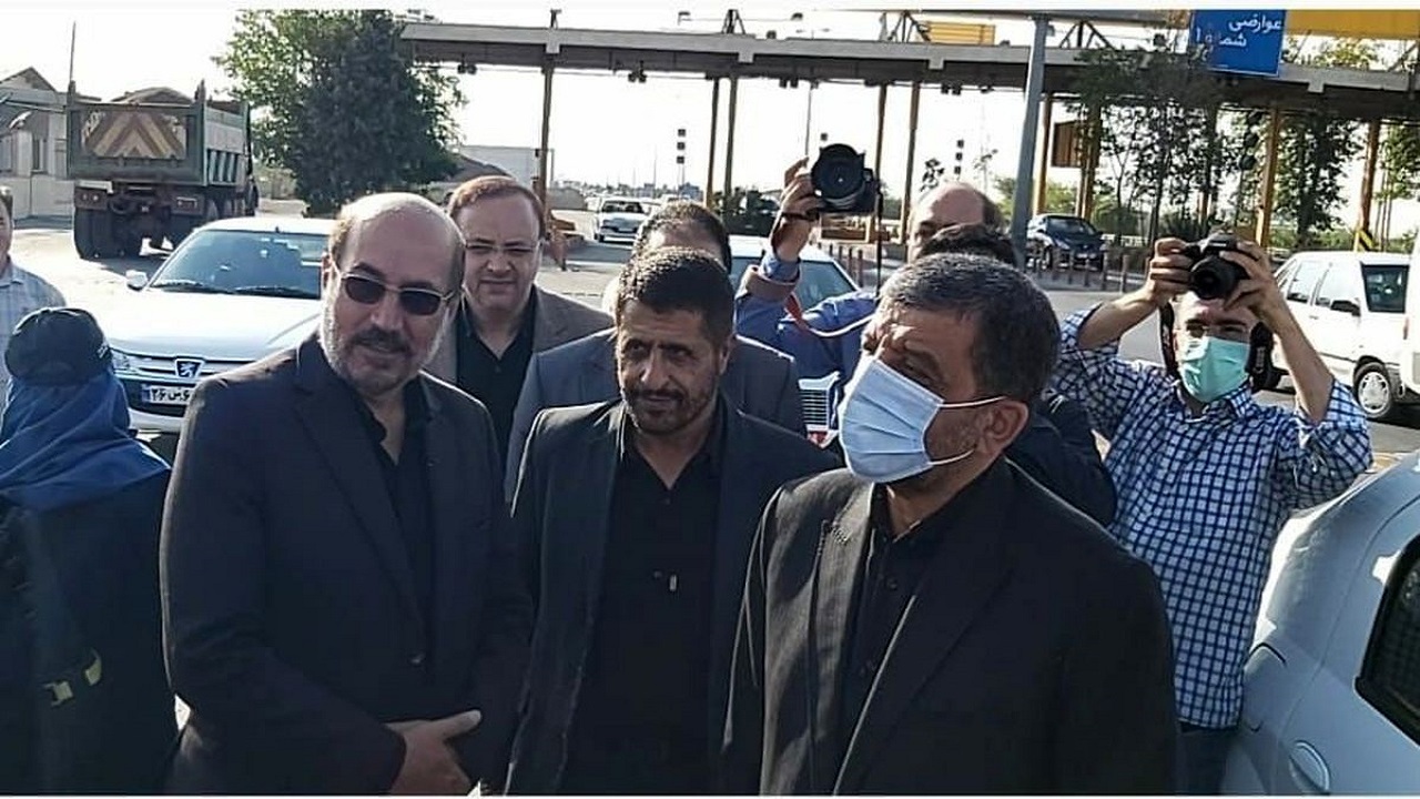 وزیر میراث فرهنگی وارد قزوین شد+ فیلم