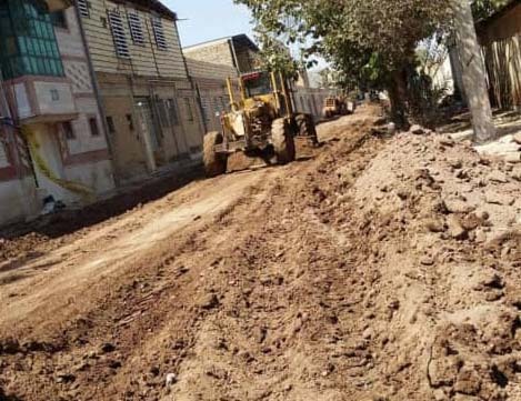 تیم امدادی شهرداری کرمان در رفسنجان