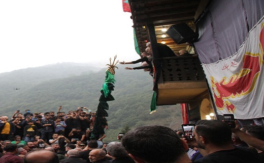 مراسم سنتی علم بندان در ماسوله