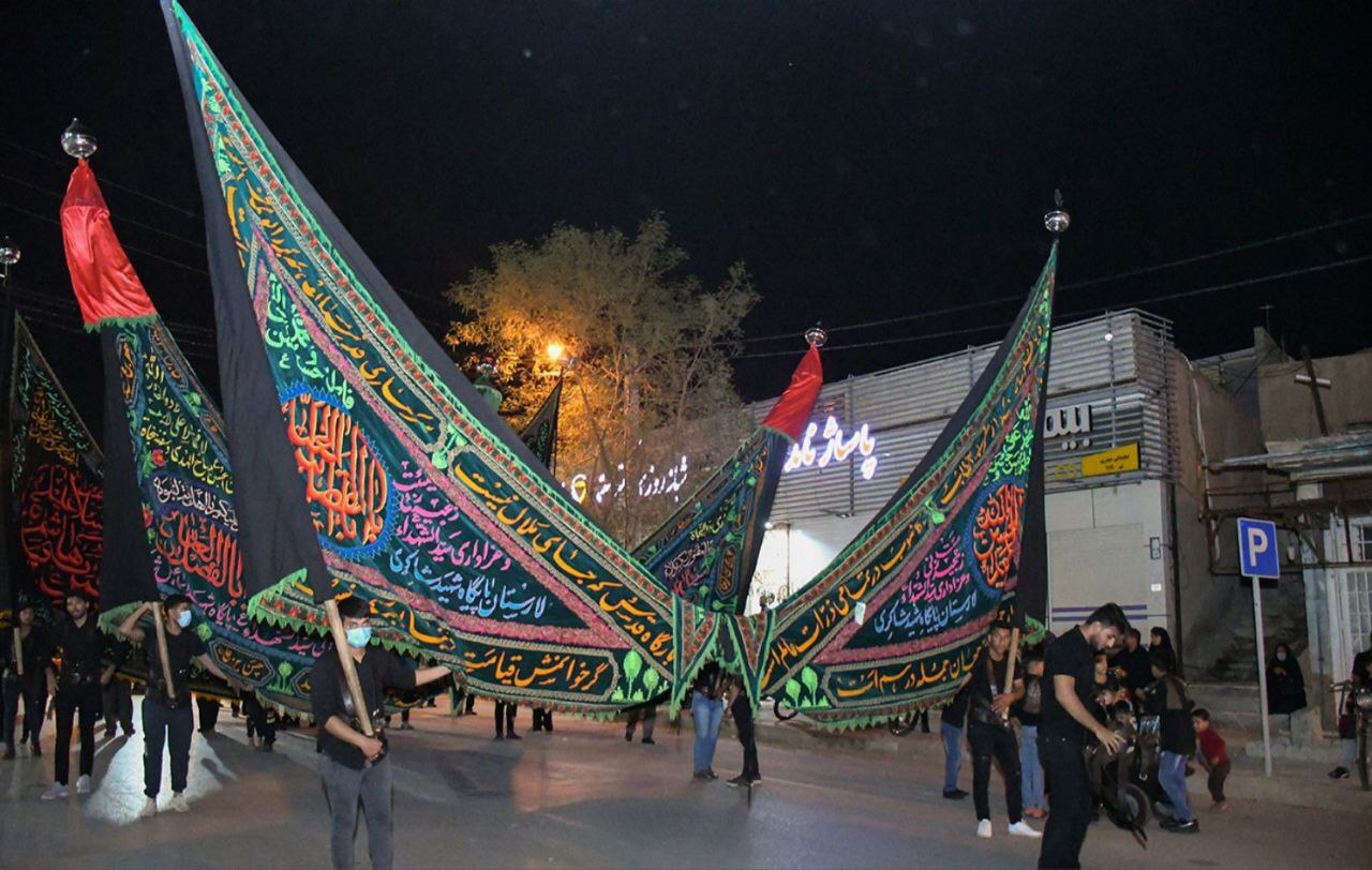 عزاداری محرمی عزاداری دهه اول ماه محرم در لارستان + تصاویر
