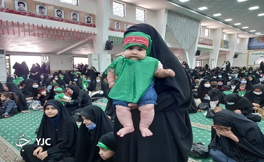 تصاویری از مراسم شیرخوارگان حسینی