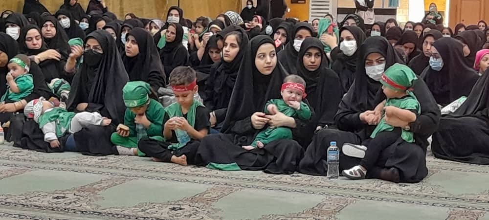 اجتماع شیرخوارگان آبادانی به یاد شش ماهه کربلا