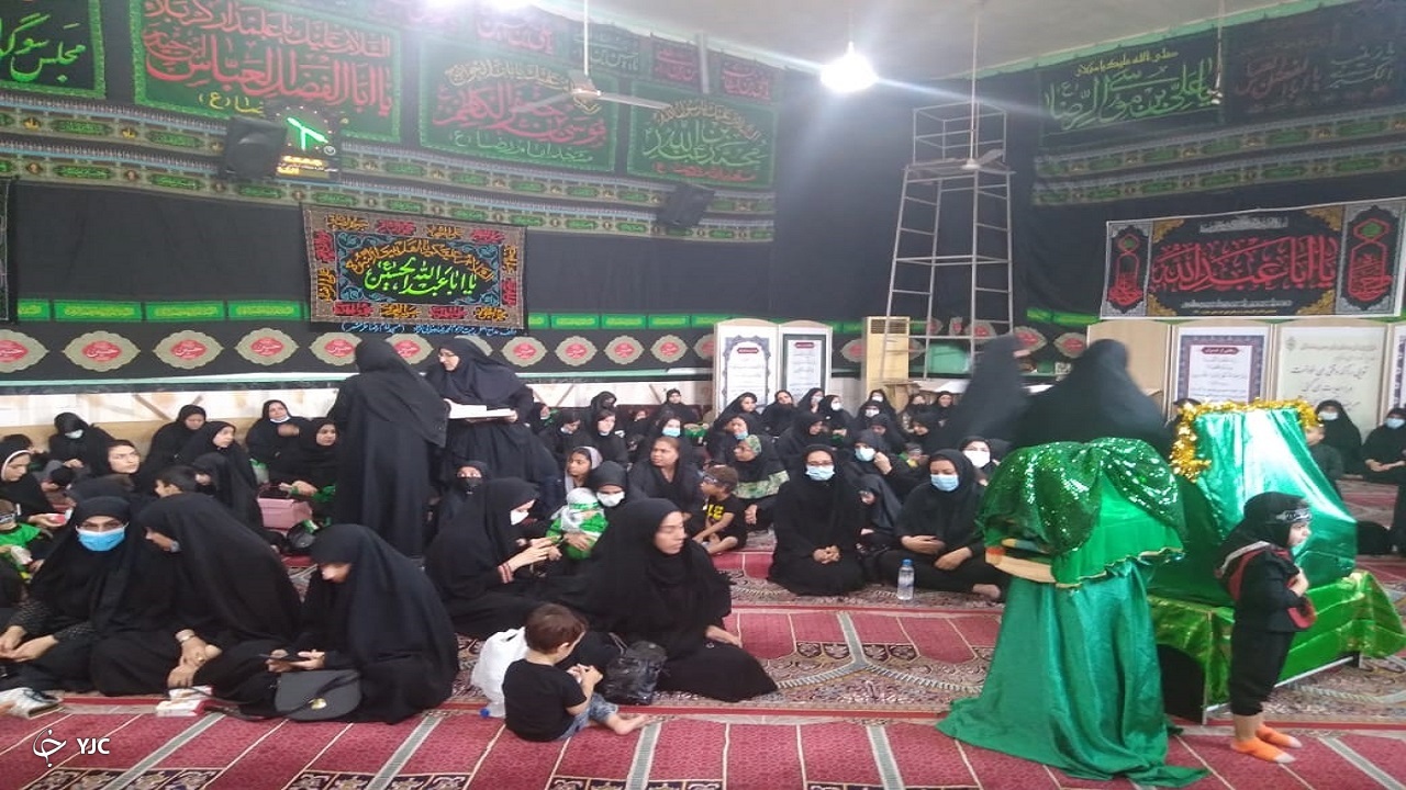 هم نوایی مادران خرمشهری با طفل شهید کربلا
