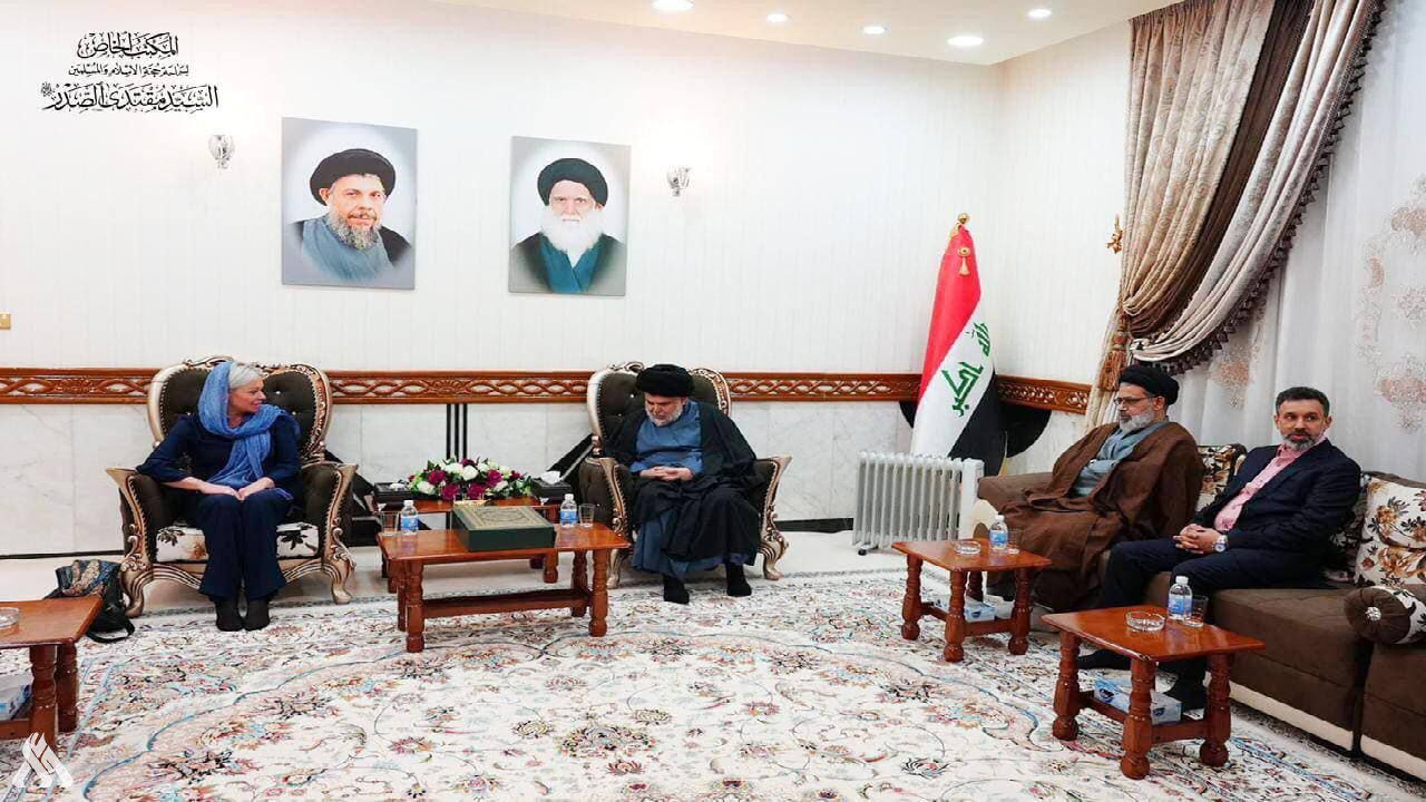 دیدار نماینده سازمان ملل در عراق با مقتدی صدر