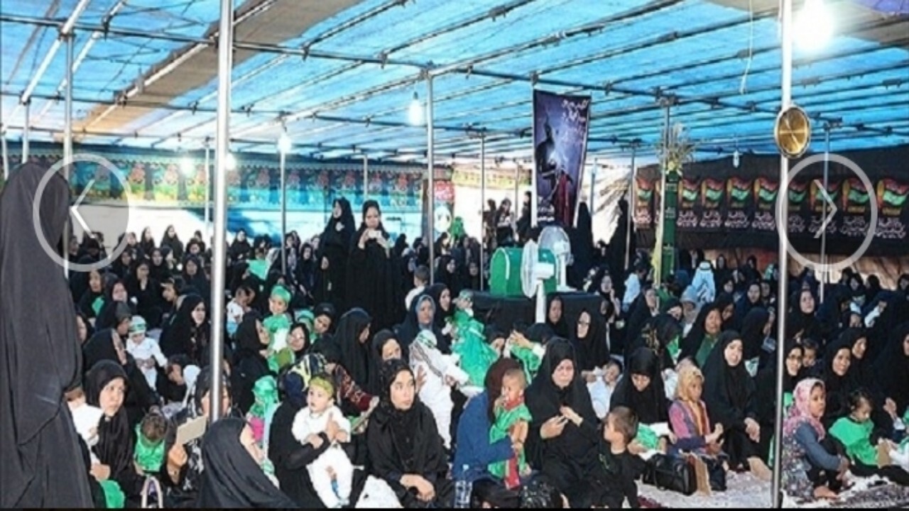 برگزاری مراسم شیرخوارگان حسینی در پاکدشت + فیلم