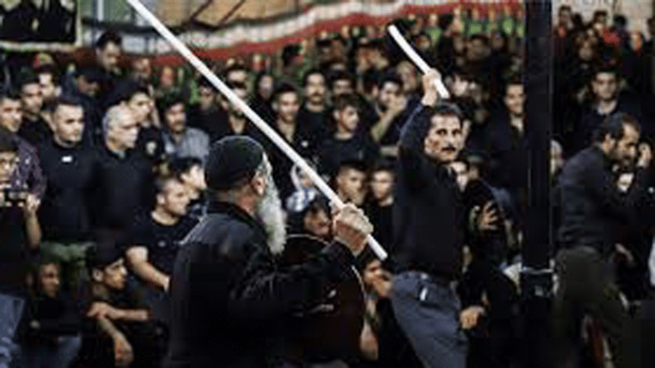مراسم سنتی چوب زنی در دزفول + فیلم