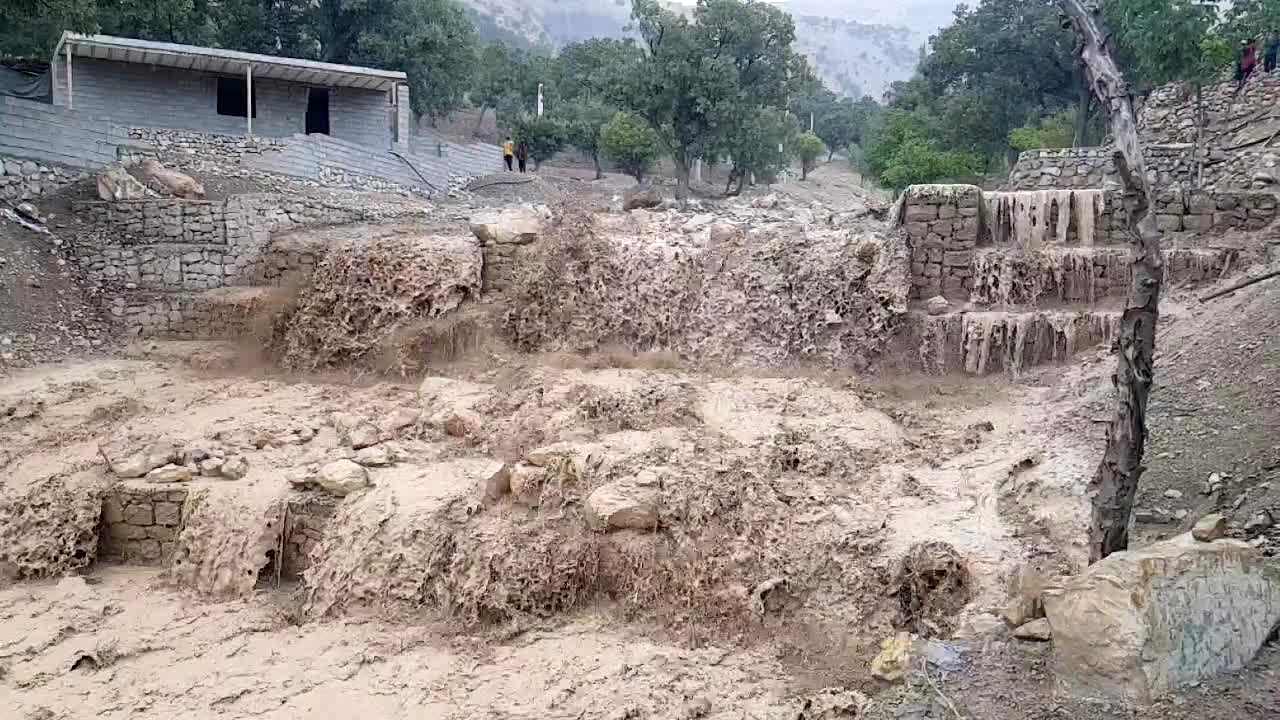 سیل صیدون تاسیسات و زیرساخت ها را به باد داد + فیلم
