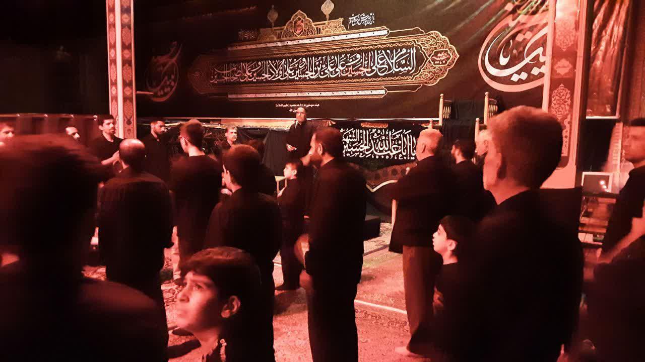 مراسم عزای طفل شیرخواره امام حسین (ع) در استان مرکزی + فیلم