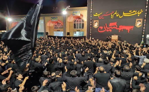 عزاداری مردم خراسان جنوبی به یاد سقای دشت کربلا + تصاویر