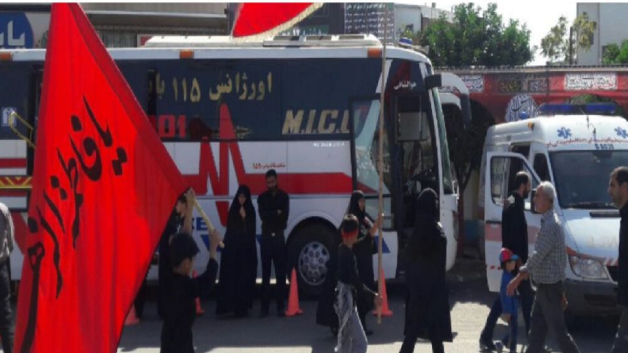 آماده‌باش کامل اورژانس بابل برای مراسم عزاداری حسینی