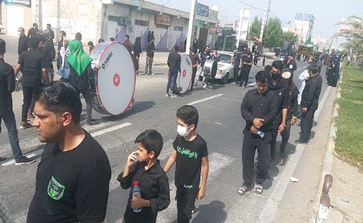 عزاداری  مردم سیستان و بلوچستان در روز تاسوعای حسینی +تصاویر