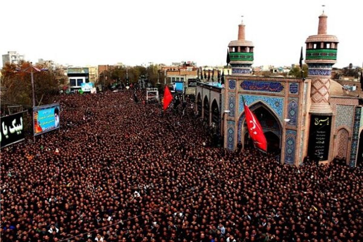 اجتماع عظیم حسینیان اردبیل در تاسوعای حسینی