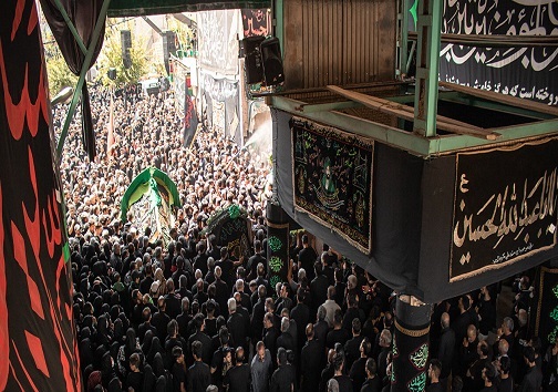 آیین نخل گردانی تکیه جهادیه سمنان