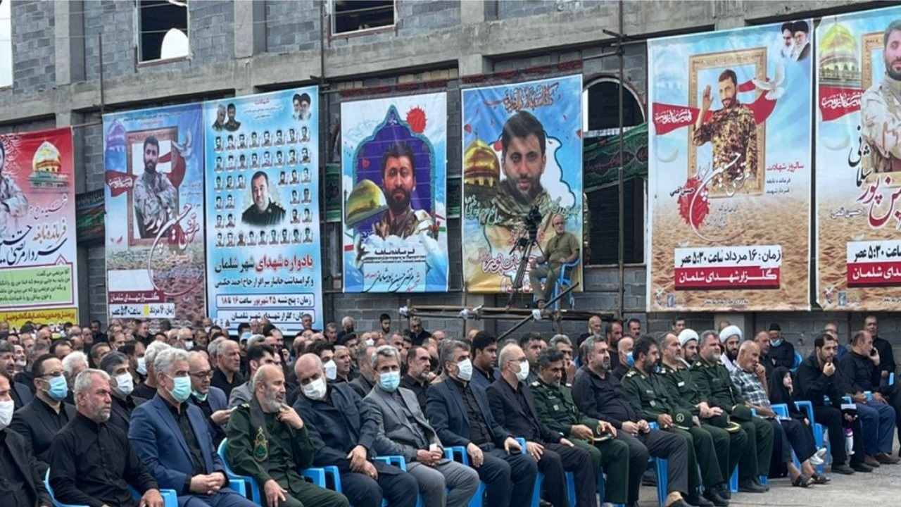 برگزاری سالگرد شهادت فرمانده نابغه جبهه مقاومت در گلزار شهدای شلمان
