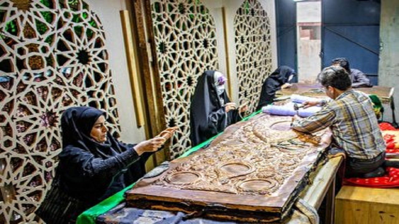 پیشرفت ۶۰ درصدی ساخت درب باب المهدی در کهگیلویه و بویراحمد