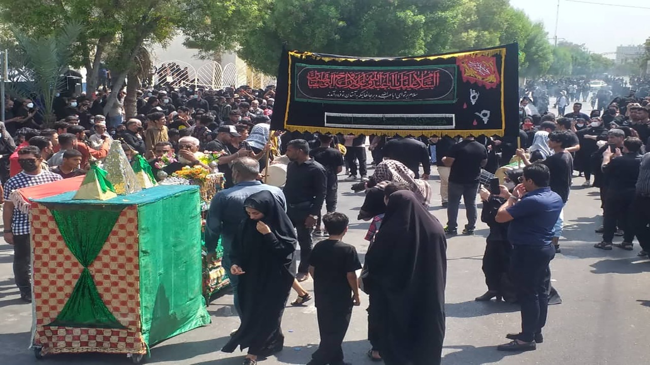 عزاداری هرمزگانی ها در روز عاشورا+فیلم
