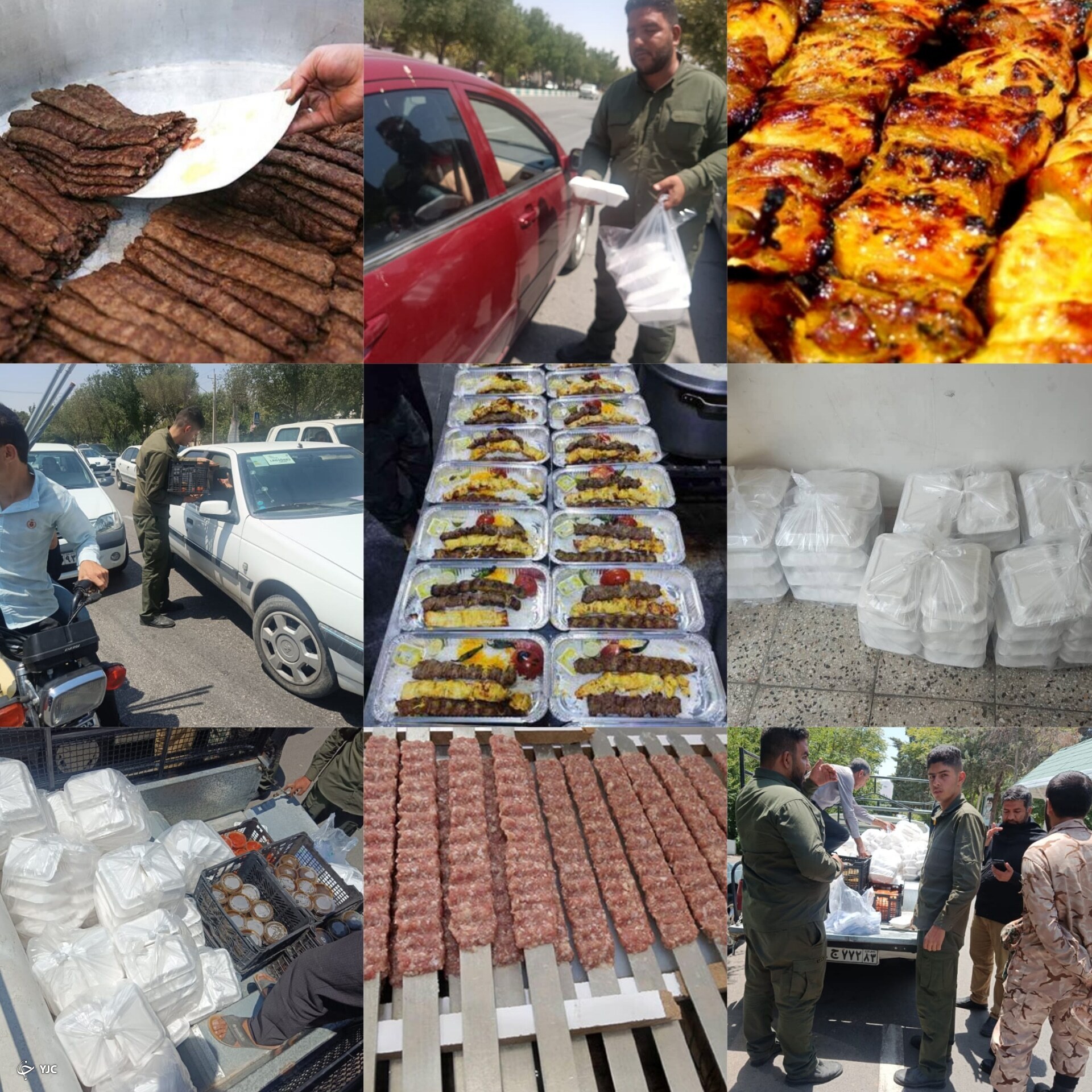 پخت و توزیع ۲۲۰۰ هزار پُرس غذای گرم در شیراز