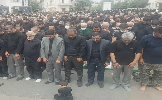 اقامه نماز ظهر عاشورا در رشت
