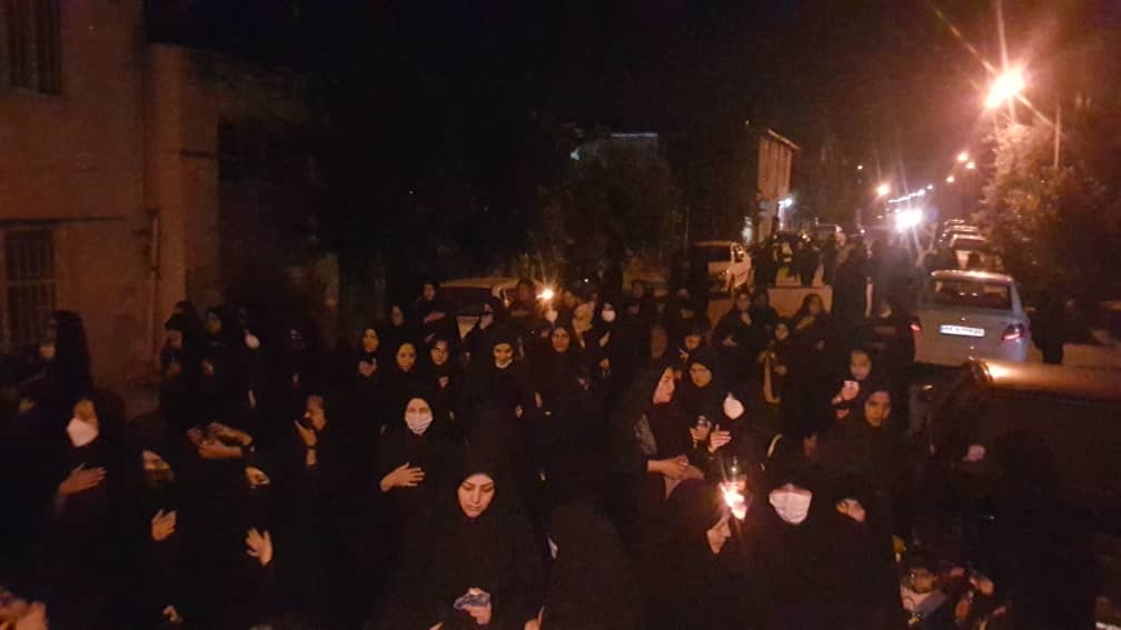 آیین شام غریبان شهدای کربلا در شهرهای گلستان برگزار شد+ فیلم و تصاویر