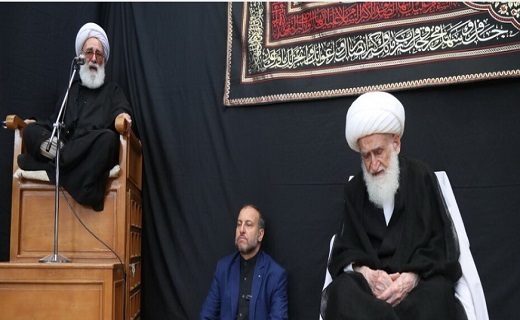 برگزاری آیین سوگواری عاشورا در بیوت مراجع تقلید+تصاویر