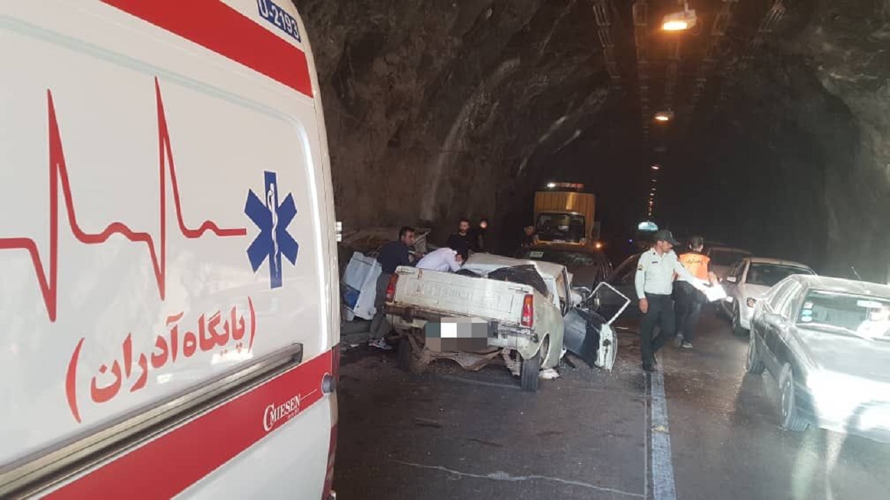تصادف جاده چالوس هفت کشته و مصدوم برجای گذاشت