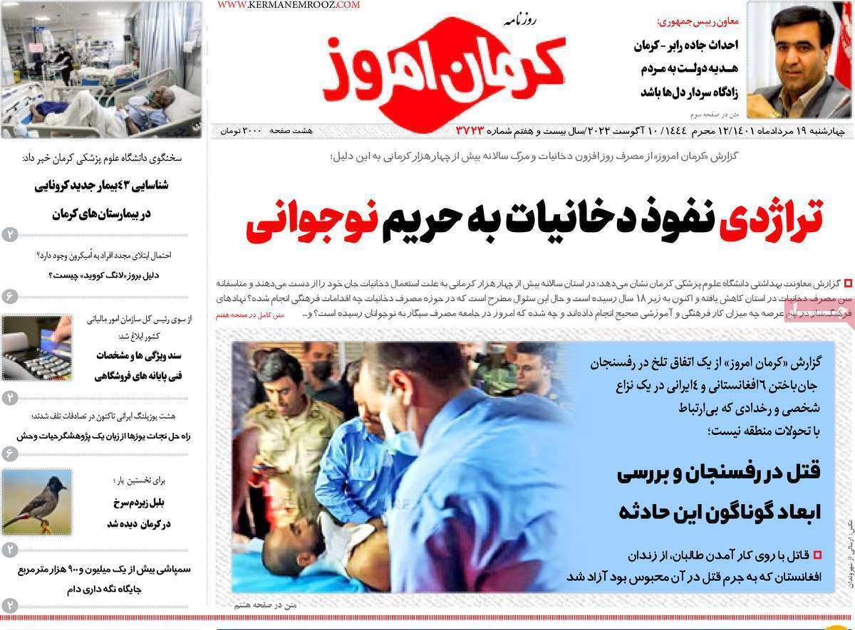 روزنامه کرمان امروز