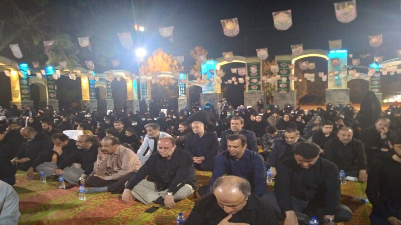 اجتماع حسینی خبرنگاران همدان در مزار شهدای گمنام