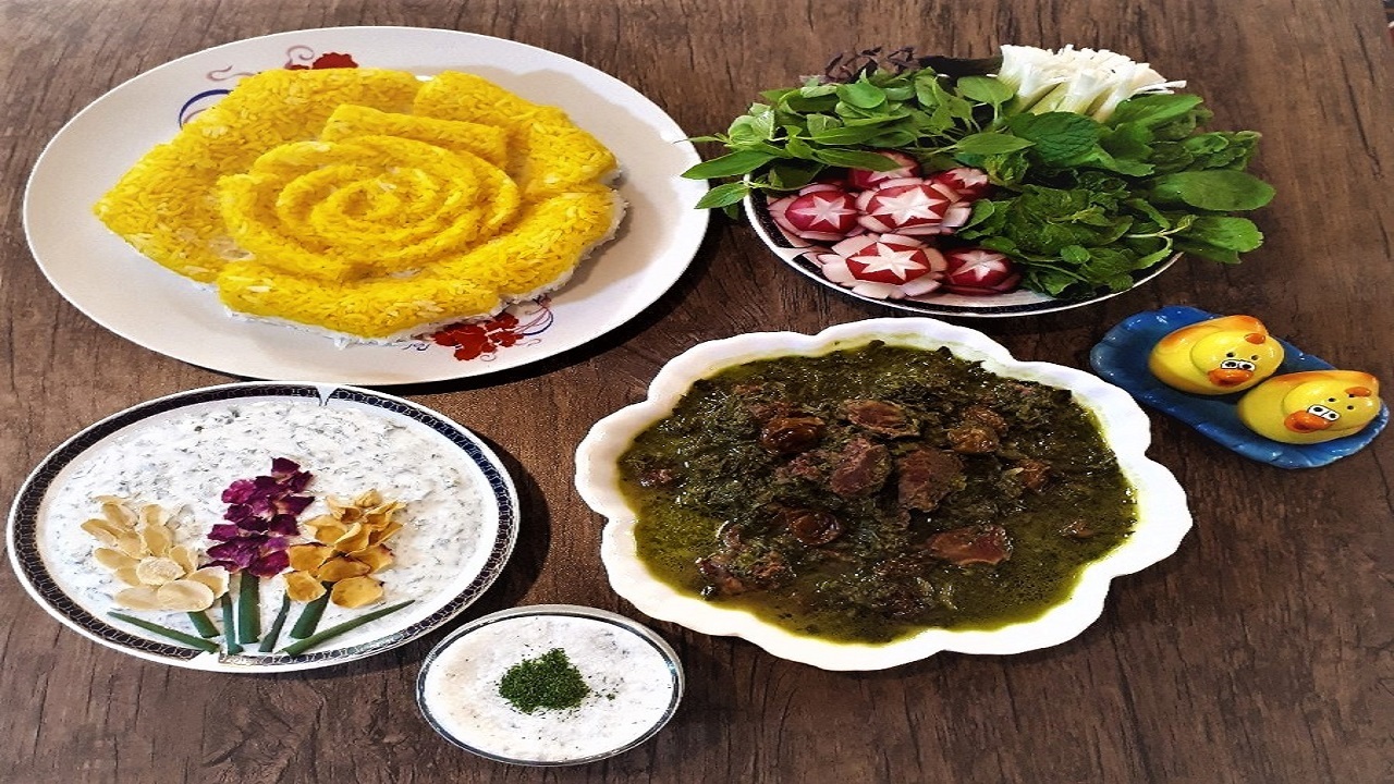 آموزش پخت خورشت آلو گشنیز + فیلم