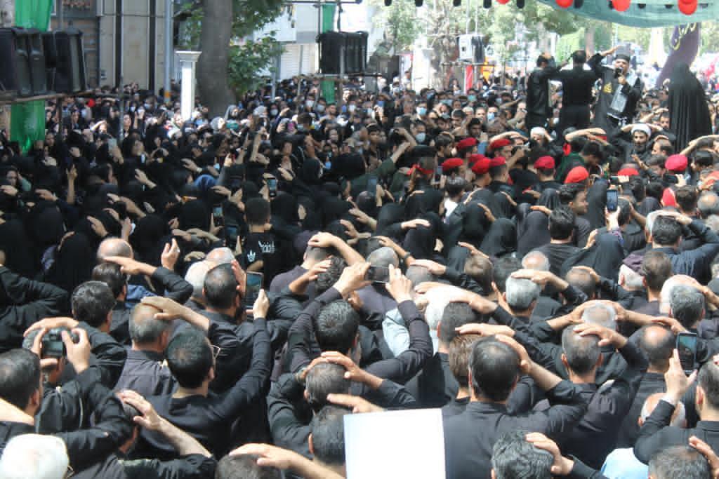 تجمع بزرگ عزاداران و هیئات مذهبی ملایر برگزار شد