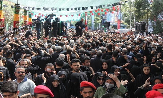 تجمع بزرگ عزاداران و هیئات مذهبی ملایر برگزار شد