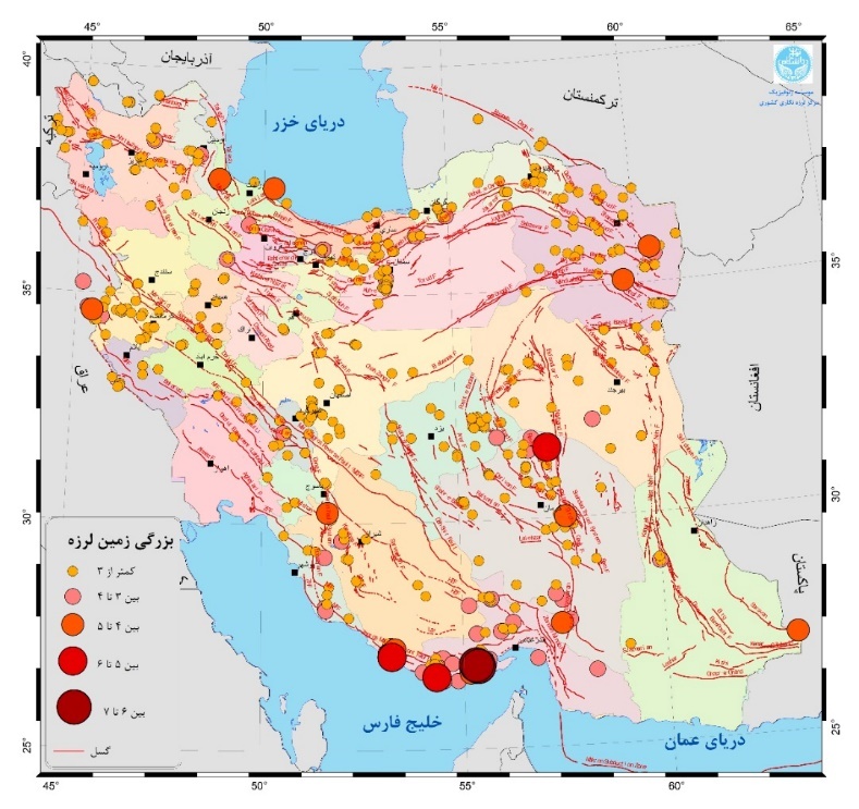 ثبت بیش از ۷۵۰ زمین&zwnj;لرزه در تیرماه ۱۴۰۱ توسط مرکز لرزه&zwnj;نگاری کشوری