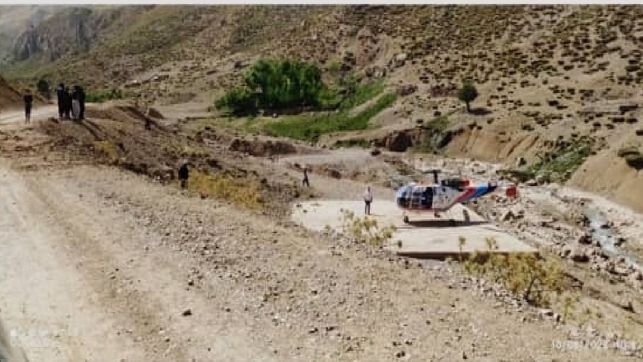 بالگرد اورژانس برای نجات خانم ۶۱ ساله به پرواز درآمد