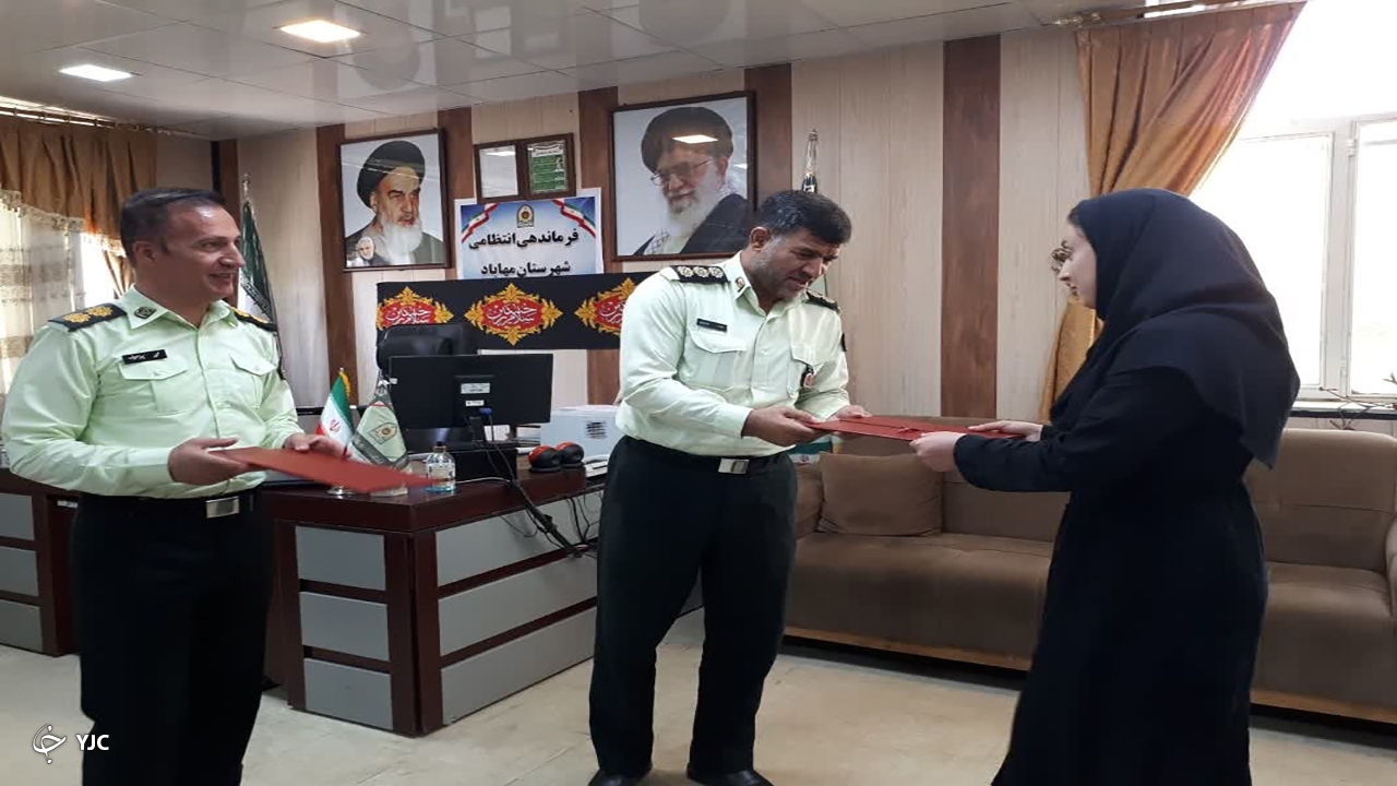 تجلیل و قدردانی پلیس مهاباد از خبرنگار باشگاه خبرنگاران جوان