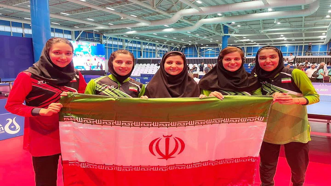 بازی‌های کشور‌های اسلامی / تیم ملی تنیس روی میز بانوان ایران قهرمان شد