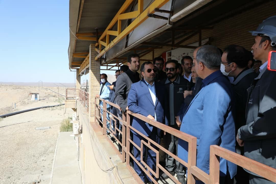 حضور وزیر اقتصاد در گل گهر
