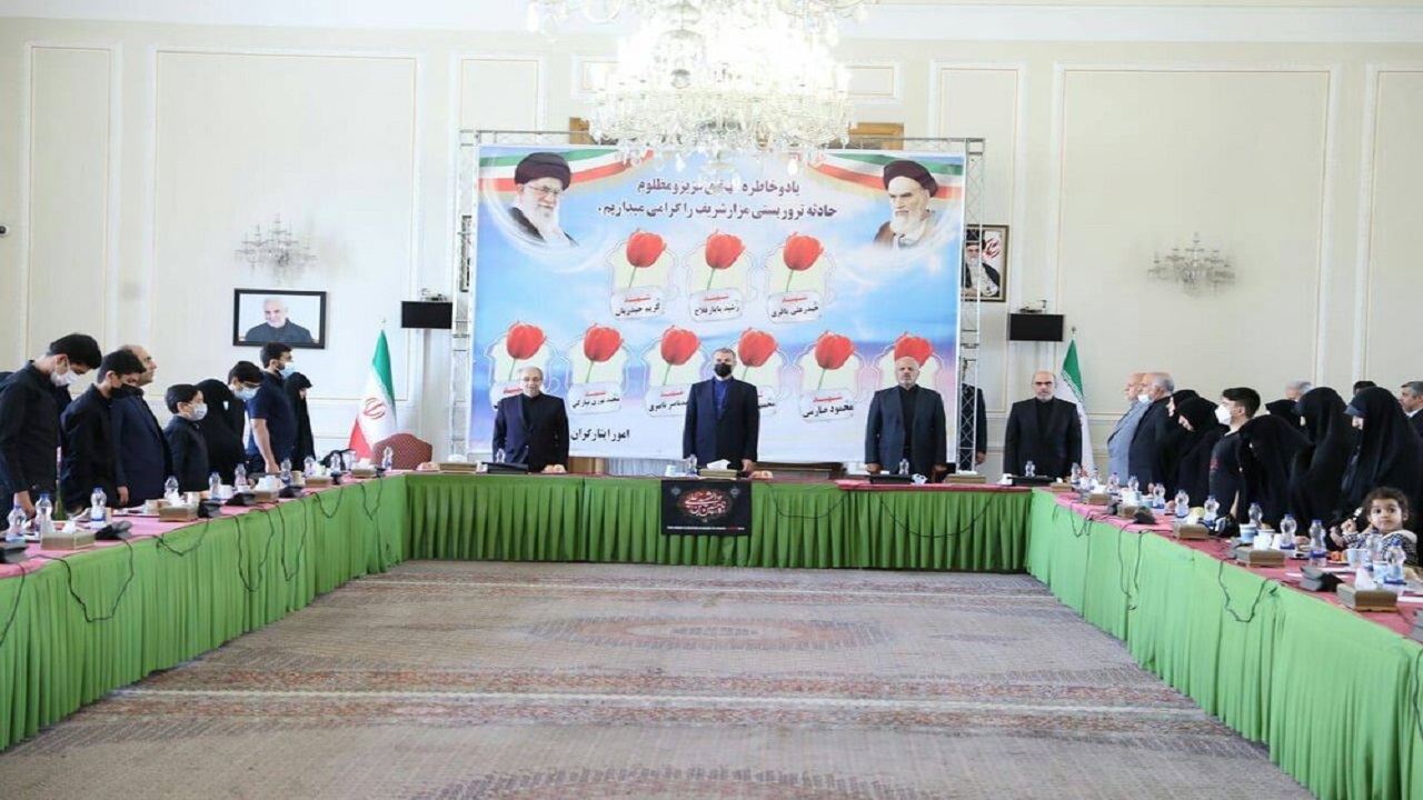 برگزاری سالگرد شهادت دیپلمات ها و خبرنگار ایران در مزار شریف + فیلم