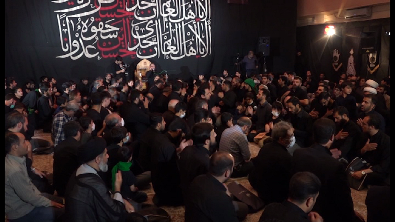 سوگواری حسینی اهالی فرهنگ و هنر قم