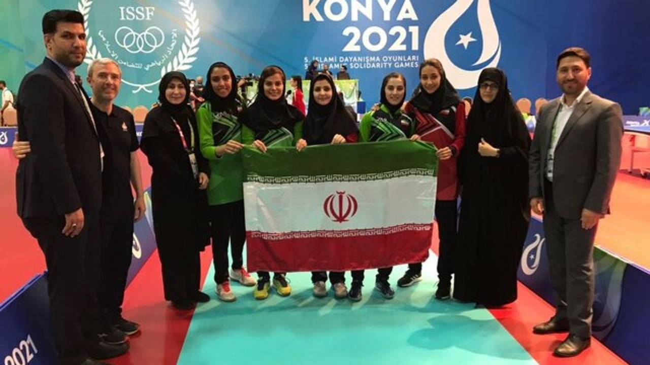 زنان پینگ‌پنگ باز ایران، قهرمان بازی‌های کشور‌های اسلامی شدند