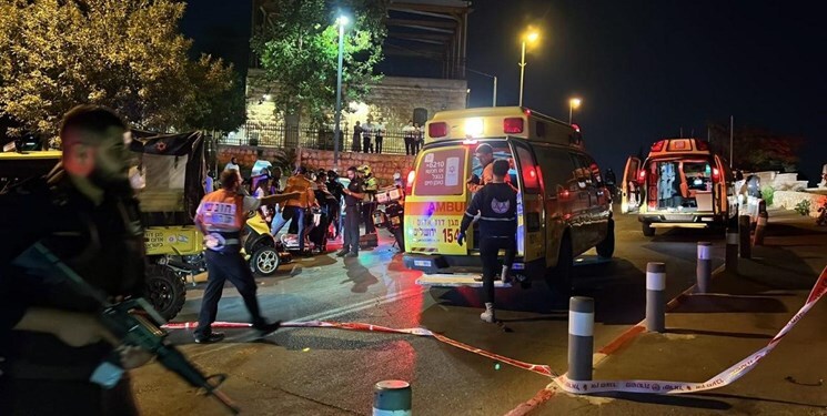 زخمی شدن ۷ صهیونیست در عملیاتی در قدس