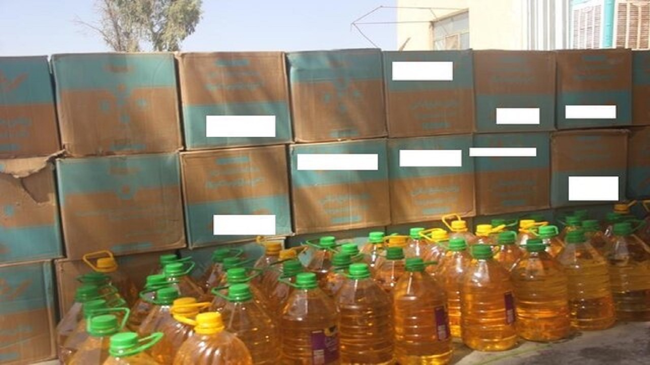کشف ۵۶ تن روغن خوراکی احتکارشده در زاهدان