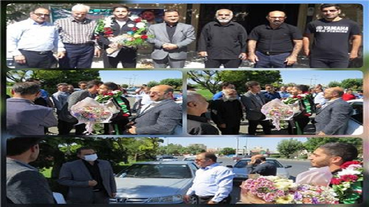 استقبال از نایب قهرمان رقابت های المپیک شنای دانشجویان نظامی جهان