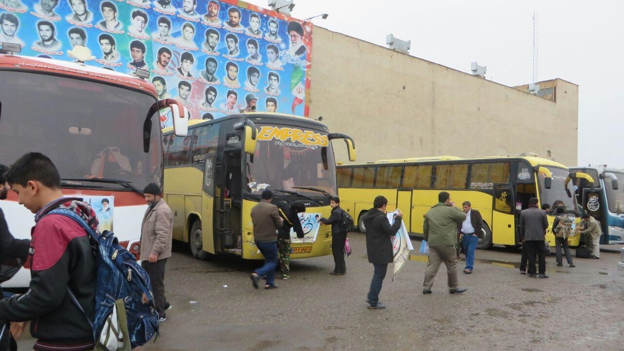 جابجایی کاروان‌های راهیان نور دانش آموزی با ۹۰ دستگاه اتوبوس در اردبیل