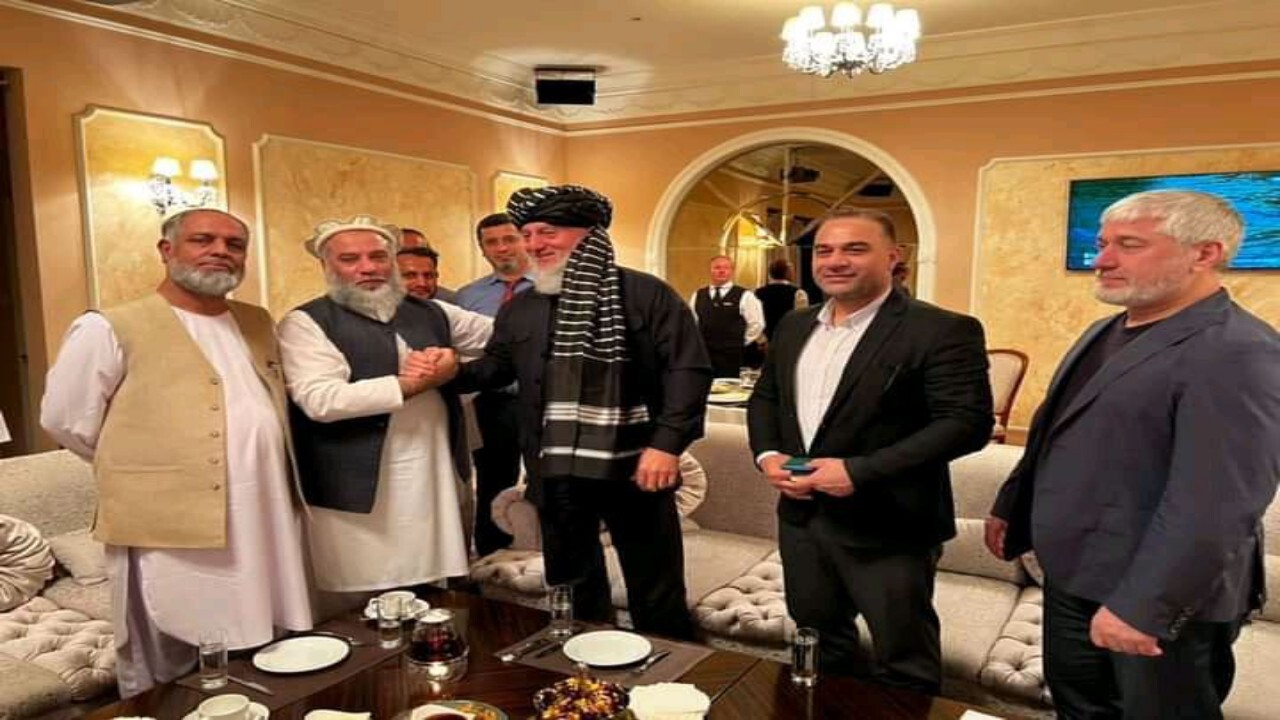 دیدار وزیر صنعت و تجارت طالبان با معاون جمهوری چچن + تصاویر
