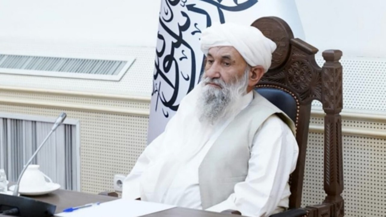 رئیس حکومت طالبان خواستار تعامل جامعه جهانی با حکومت افغانستان شد + فیلم
