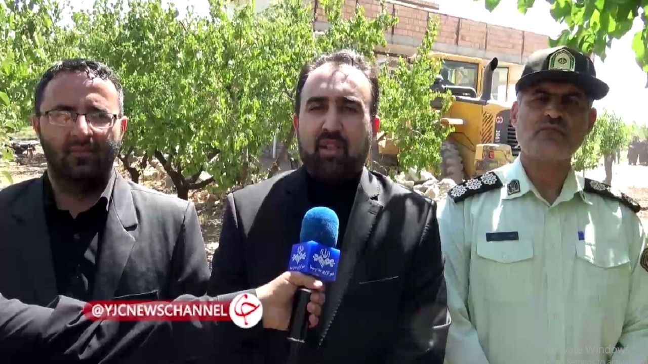 قلع و قمع بیش از ۱۵ مورد ساخت و ساز غیرمجاز+فیلم