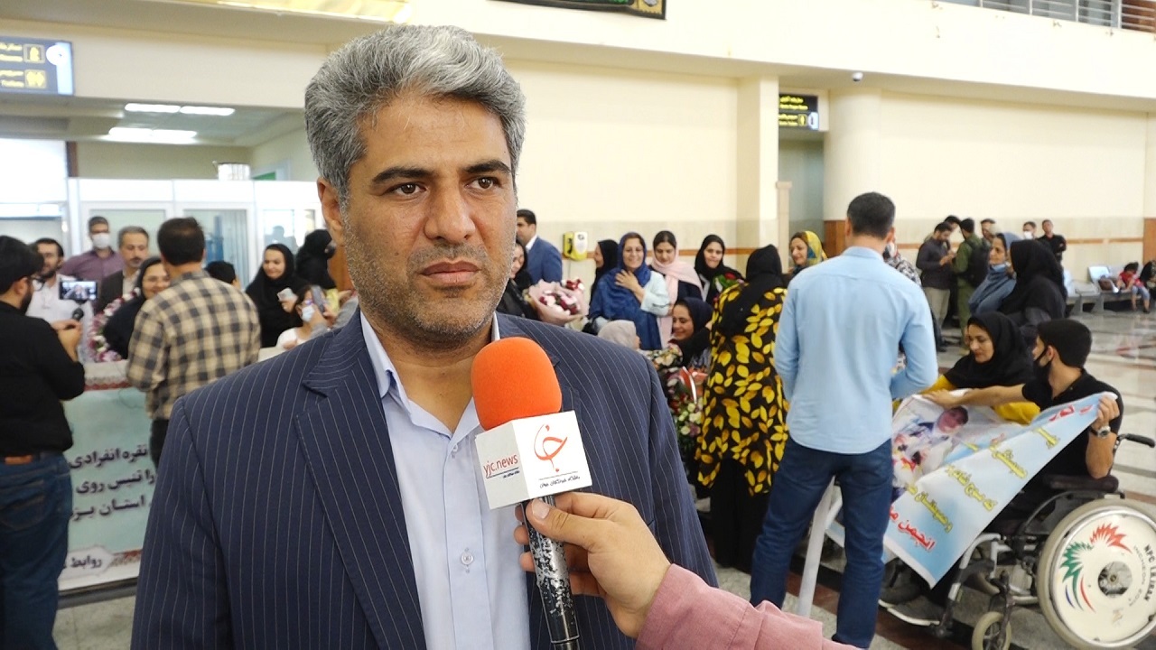 ورزشکاران یزدی با مدال‌های رنگی وارد یزد شدند